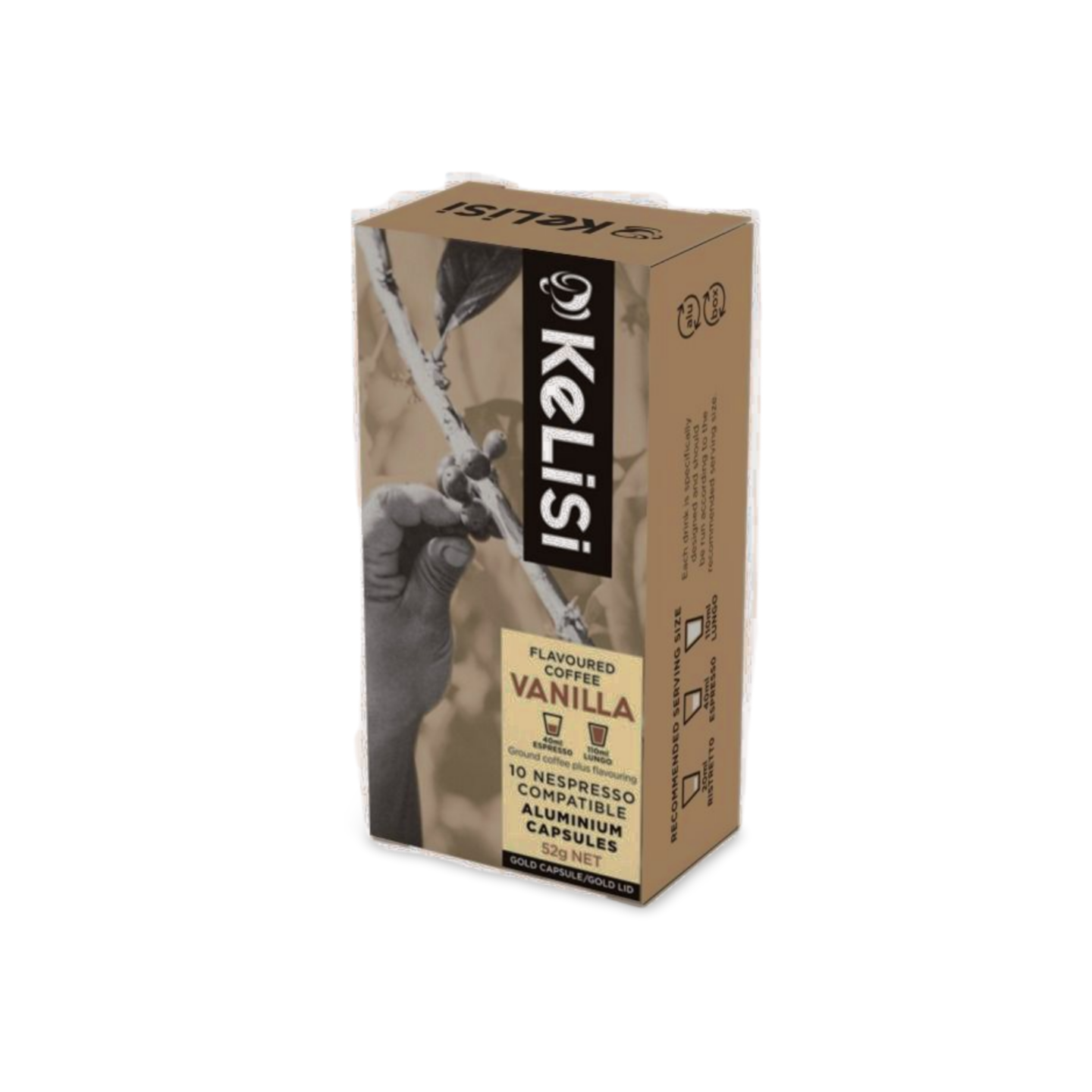 Vanilla Coffee Pods compatible with Nespresso & Caffeluxe coffee machines