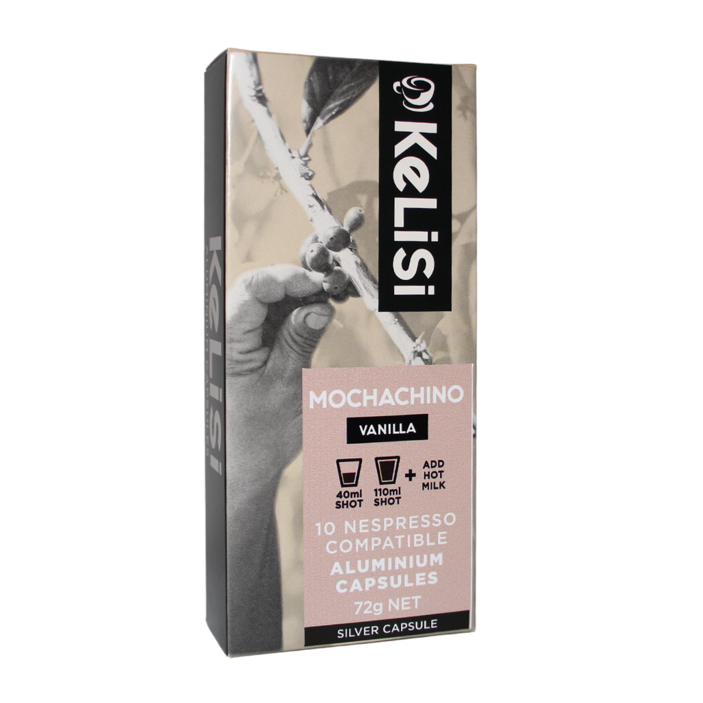 Kelisi Bulk Mochaccino | 100 Mixed Nespresso Compatible Aluminium Capsules