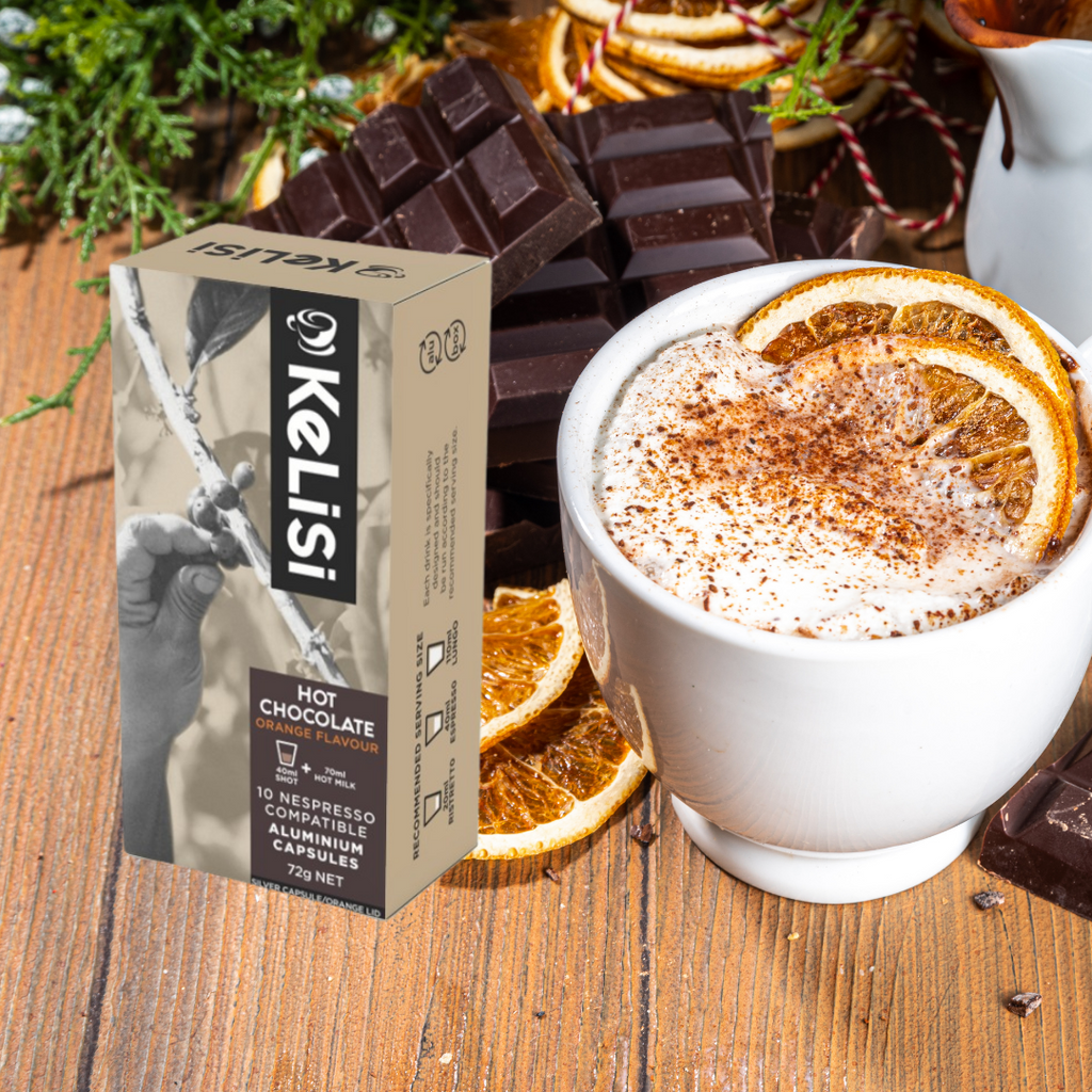 Kelisi Bulk Hot Chocolate | 100 Mixed Nespresso Compatible Aluminium Capsules