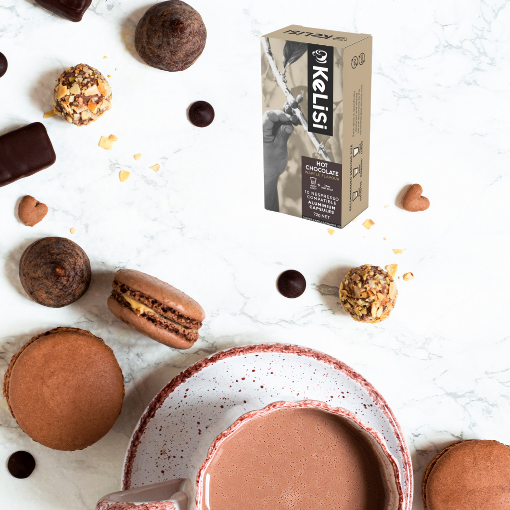 Kelisi Bulk Hot Chocolate | 100 Mixed Nespresso Compatible Aluminium Capsules