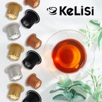 KeLiSi Caramel Rooibos Espresso | Nespresso Compatible Aluminium Tea Capsules