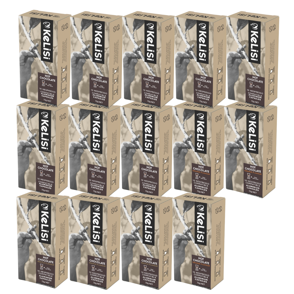 Kelisi Chocolate Lovers Nespresso Compatible Capsules | 140