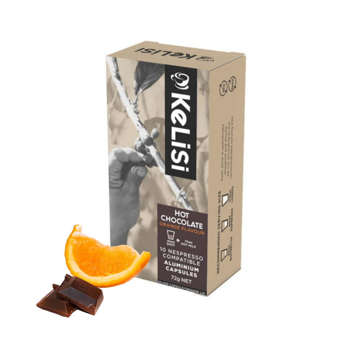 KeLiSi Orange Hot Chocolate | Nespresso Compatible Aluminium Capsules