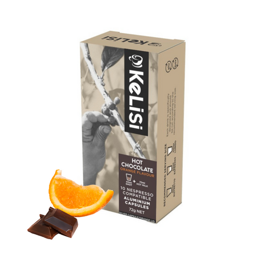 KeLiSi Orange Hot Chocolate Capsules | Nespresso Compatible