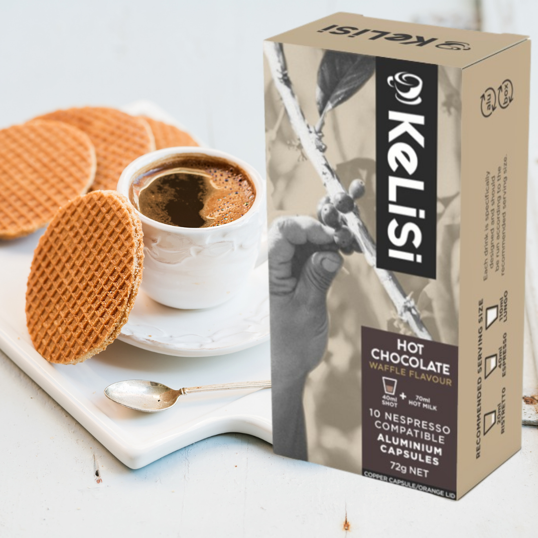 KeLiSi Waffle Hot Chocolate | Nespresso Compatible Aluminium Capsules