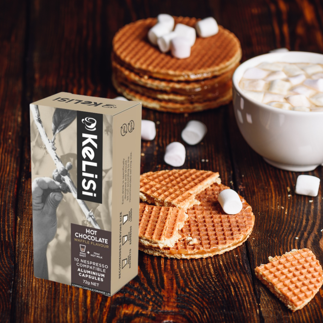 Kelisi Nifty 50 | Waffle Hot Chocolate Capsules