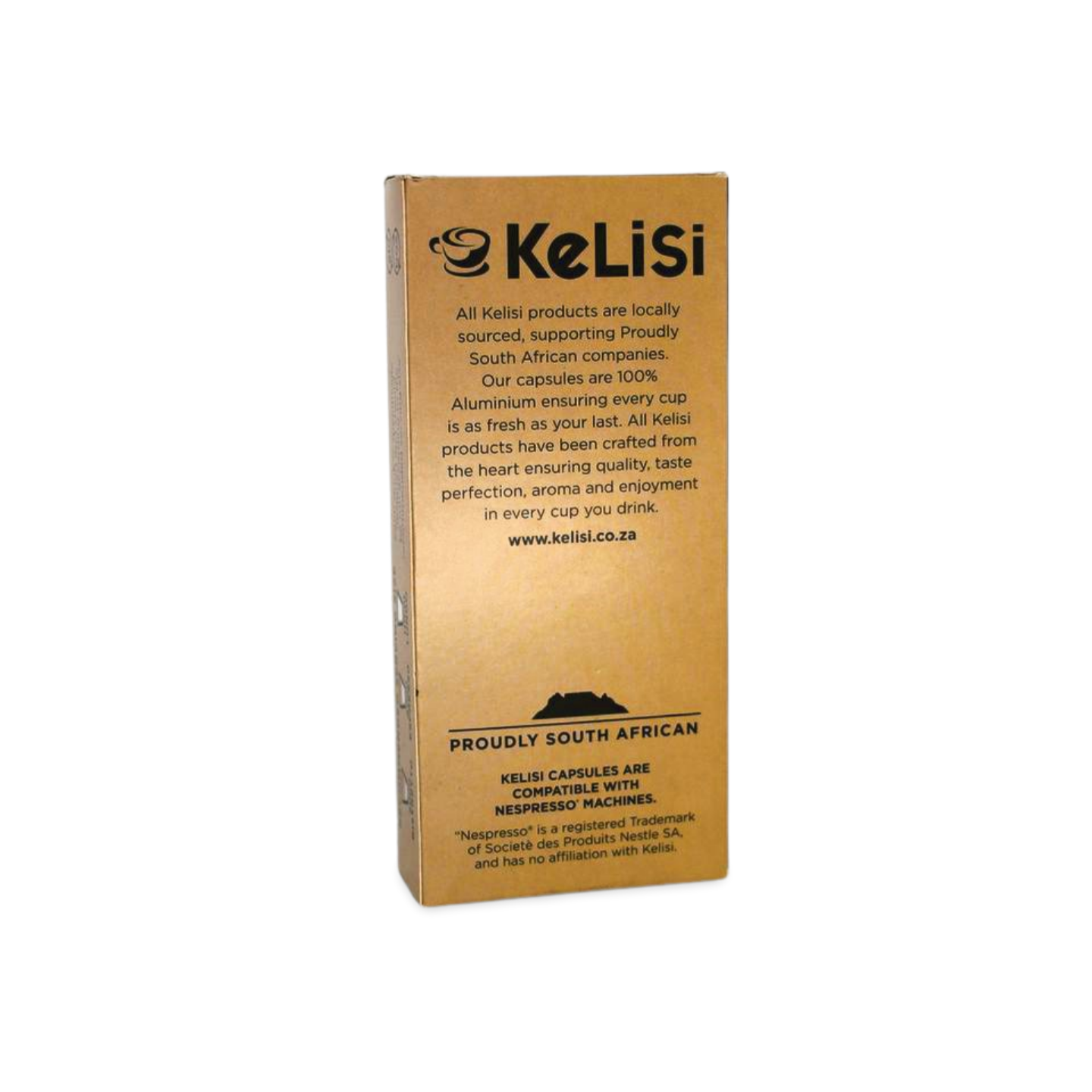 Kelisi Aluminium Coffee Capsules Made in Cape Town 