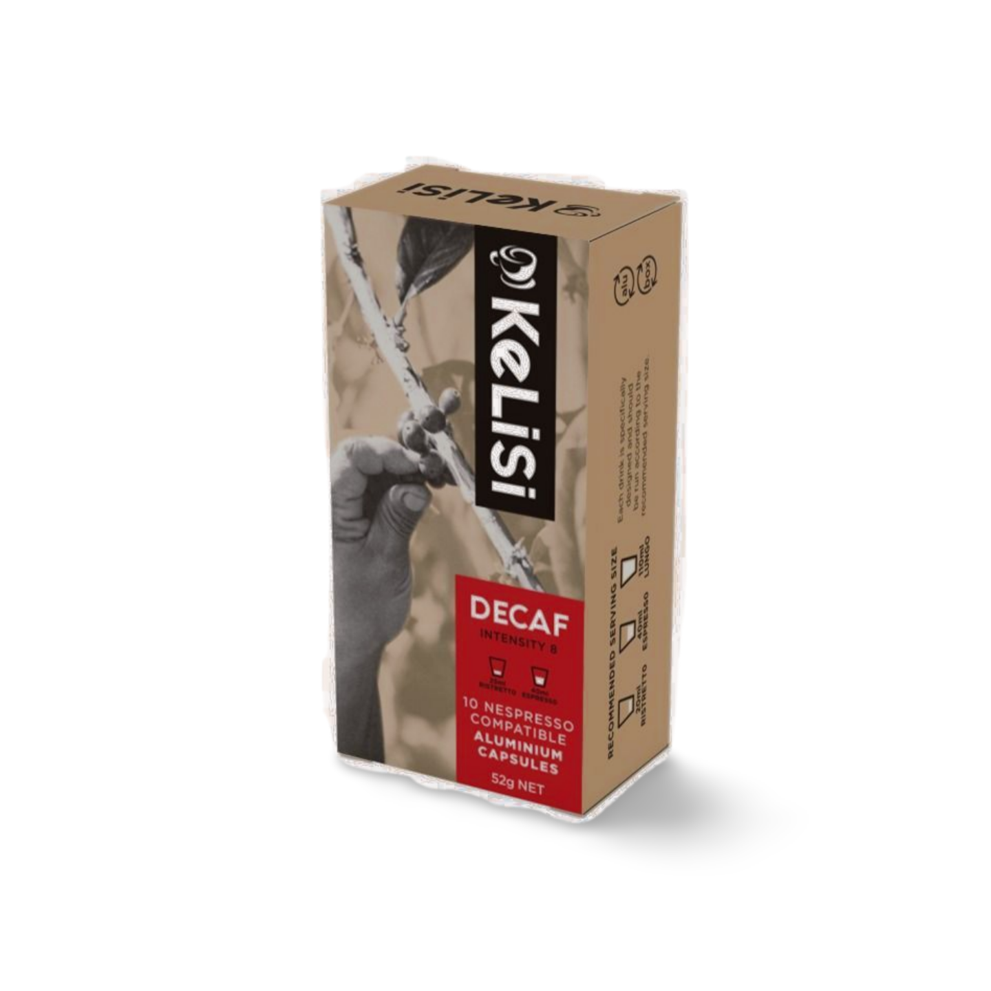 Kelisi Decaf_Coffee_wholesale aluminium nespresso coffee capsules 