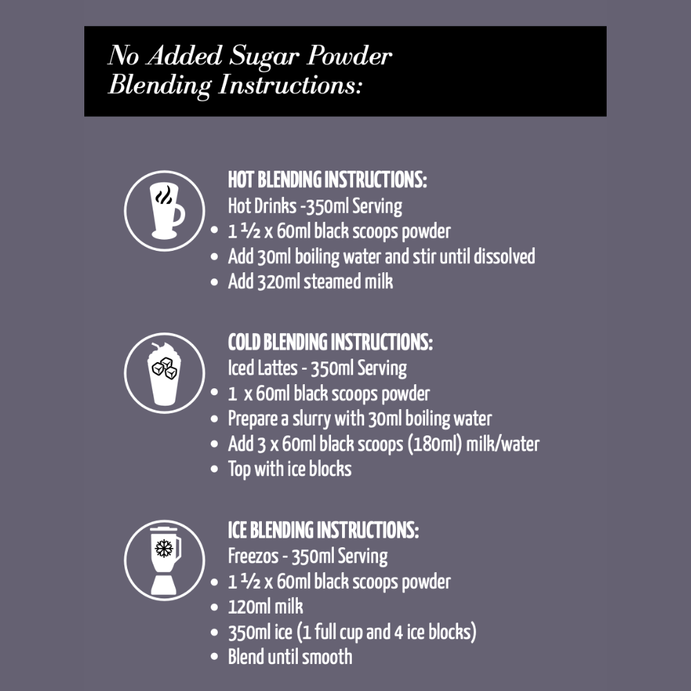 Kelisi Instant Drinks Instabean_Freezo_and_Latte_Powder_Blending_Instructions