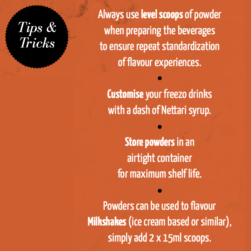 Kelisi Instant Drinks Instabean_Freezo_and_Latte_Powder_Blending_Instructions