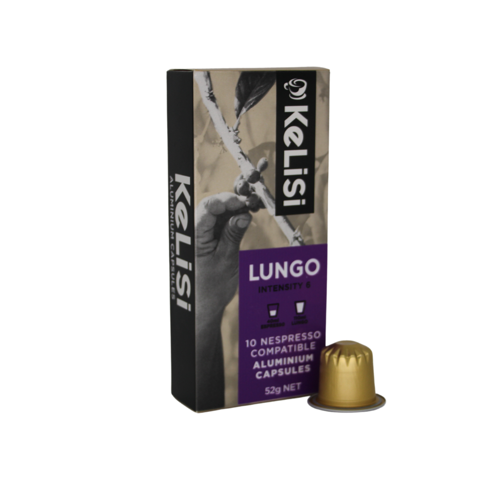 Kelisi carefully selected Arabica beans from South America and Africa in a coffee capsule