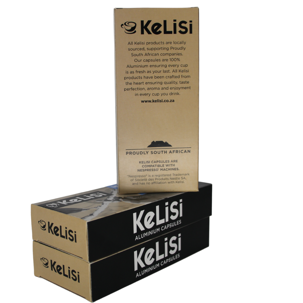 Quality Aluminium Capsules at discounted prices ZAR for your Nespresso and Caffeluxe Coffee Machines Nationwide Delivery 